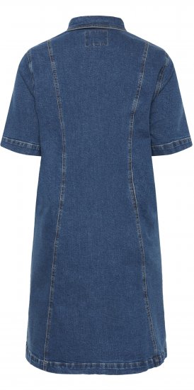Kaffe Curve Leni Denimkjole Blå - Kjoler - 
