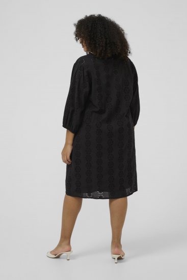 Kaffe Curve Dina Dress Black Deep - Midikjoler - 