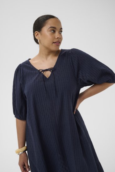 Kaffe Curve Thea Dress Midnight Marine - Maxikjoler - 
