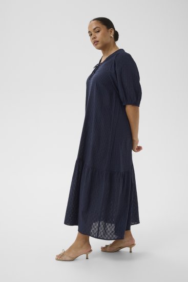 Kaffe Curve Thea Dress Midnight Marine - Maxikjoler - 