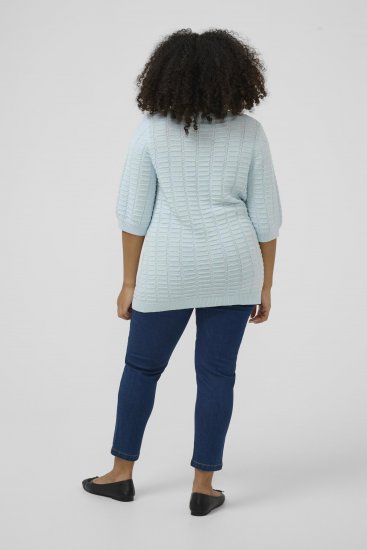 Kaffe Curve Lotia Pullover Nantucket Breeze Blue - Striktrøjer - 