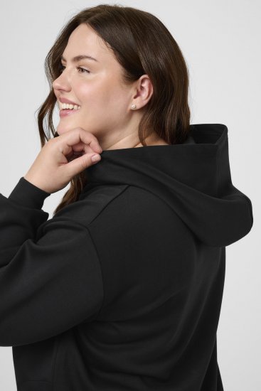 Kaffe Curve Annita Sweatshirt Black - Hættetrøjer - 