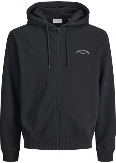 Jack & Jones College Logo Hoodie Black - Trøjer og hættetrøjer - Trøjer og Hættetrøjer i store størrelser - 2XL-14XL