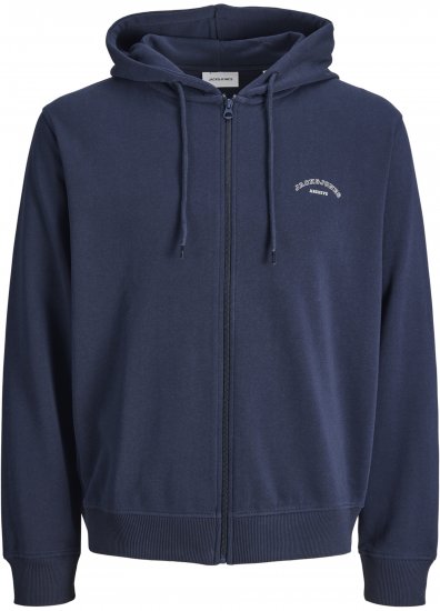 Jack & Jones College Logo Hoodie Navy - Trøjer og hættetrøjer - Trøjer og Hættetrøjer i store størrelser - 2XL-14XL