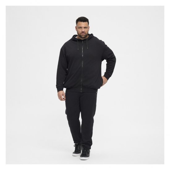 North Latitude Full Zip Hoodie Black - Trøjer og hættetrøjer - Trøjer og Hættetrøjer i store størrelser - 2XL-14XL