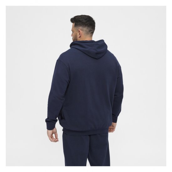 North Latitude Full Zip Hoodie Navy - Trøjer og hættetrøjer - Trøjer og Hættetrøjer i store størrelser - 2XL-14XL