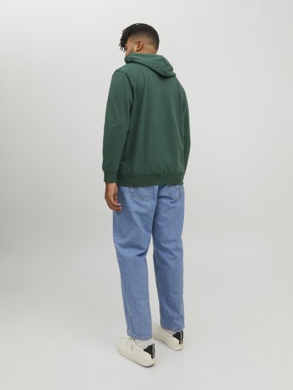 Jack & Jones Codyy Hoodie Green - Trøjer og hættetrøjer - Trøjer og Hættetrøjer i store størrelser - 2XL-14XL