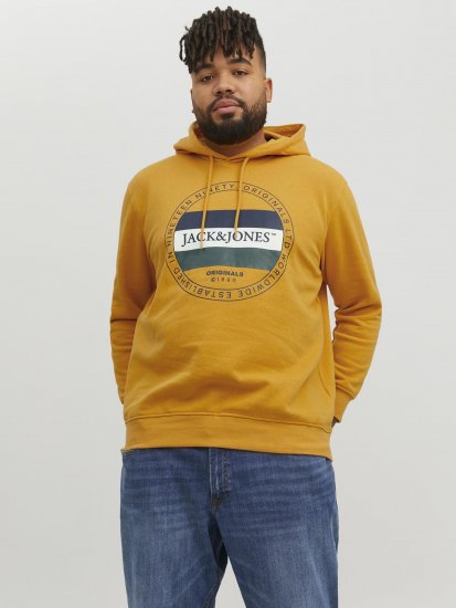 Jack & Jones Codyy Hoodie Yellow - Trøjer og hættetrøjer - Trøjer og Hættetrøjer i store størrelser - 2XL-14XL
