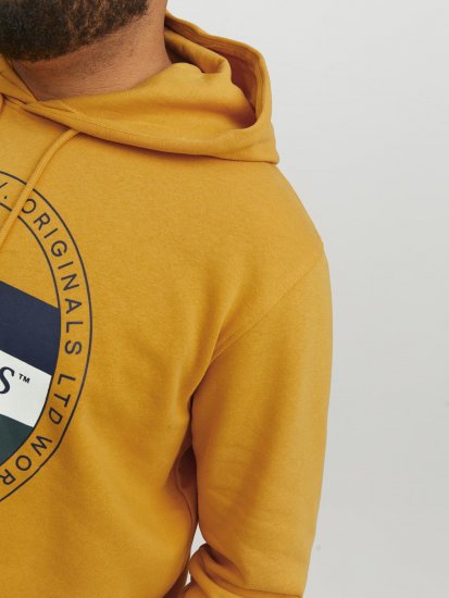 Jack & Jones Codyy Hoodie Yellow - Trøjer og hættetrøjer - Trøjer og Hættetrøjer i store størrelser - 2XL-14XL