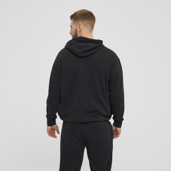 North Latitude Denim Hooded Full-Zip Sweatshirt Black TALL - TALL trøjer - 