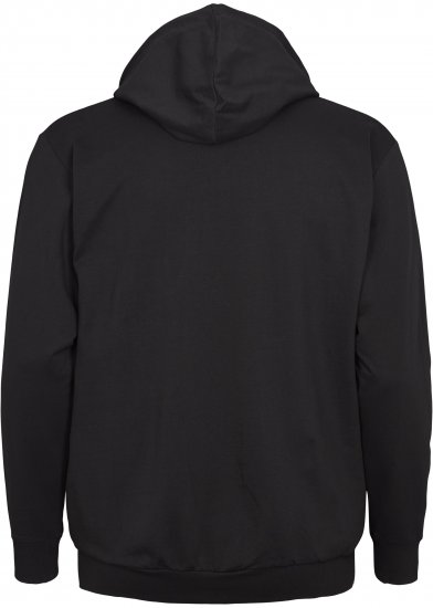 North Latitude Cardigan Hoodie Black - Trøjer og hættetrøjer - Trøjer og Hættetrøjer i store størrelser - 2XL-14XL