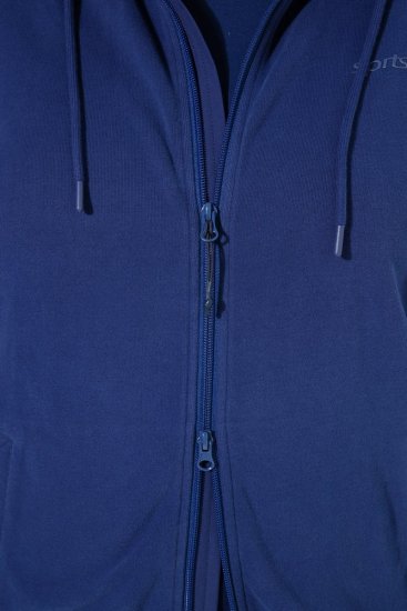 Ulla Popken Athletic Department Hoodie Navy - Hættetrøjer og sweatshirts - Bløde sweatshirts, hoodies & strik