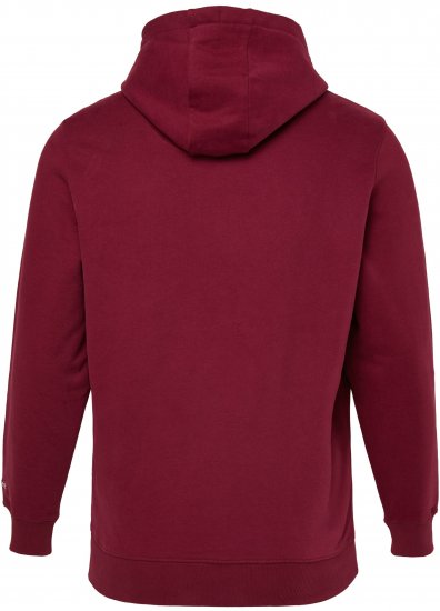 JP1880 Hoodie with Embroidery Aubergine - Trøjer og hættetrøjer - Trøjer og Hættetrøjer i store størrelser - 2XL-14XL