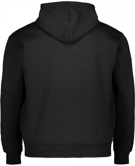 Big Bones Zorro Hoodie with Zipper Black - Trøjer og hættetrøjer - Trøjer og Hættetrøjer i store størrelser - 2XL-14XL