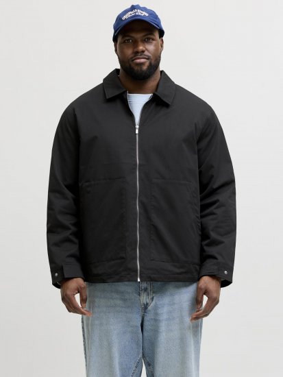 Jack & Jones Winson Worker Jacket Black - Jakker - Jakker i store størrelser, 2XL- 12XL