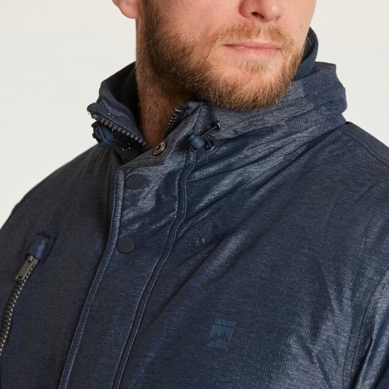 North Latitude 23134 Padded Jacket Waterproof 3K Navy - Jakker - Jakker i store størrelser, 2XL- 12XL