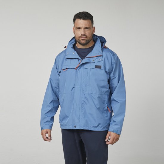 North Latitude 61104 Jakke med detaljer WP3000 Lyseblå - Jakker - Jakker i store størrelser, 2XL- 12XL