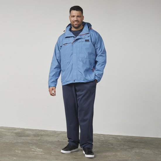 North Latitude 61104 Jakke med detaljer WP3000 Lyseblå - Jakker - Jakker i store størrelser, 2XL- 12XL