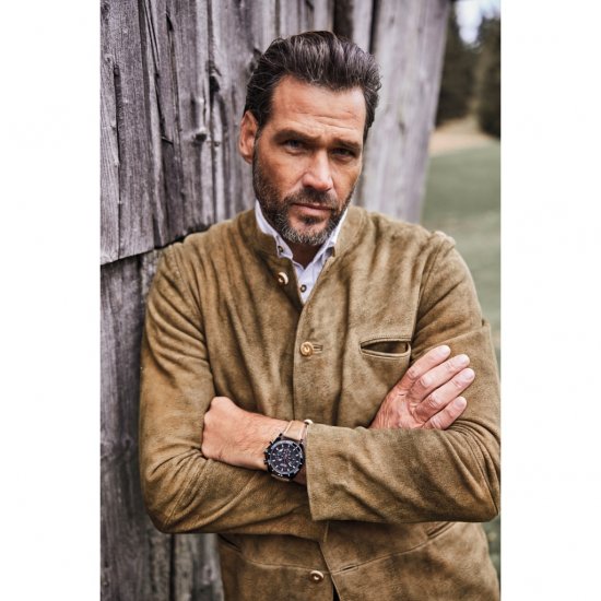 JP1880 Traditional Jacket Janker Goat Suede Brown - Festtøj - Festtøj – Fejr stilfuldt og behageligt