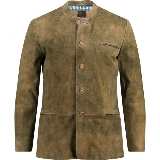 JP1880 Traditional Jacket Janker Goat Suede Brown - Festtøj - Festtøj – Fejr stilfuldt og behageligt