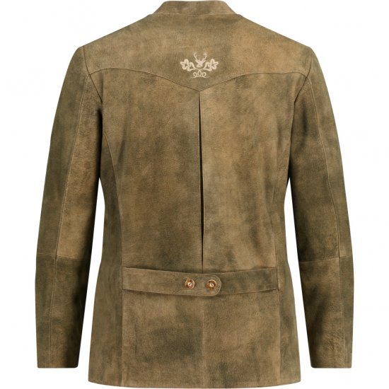 JP1880 Traditional Jacket Janker Goat Suede Brown - Festtøj - Festtøj – Fejr stilfuldt og behageligt