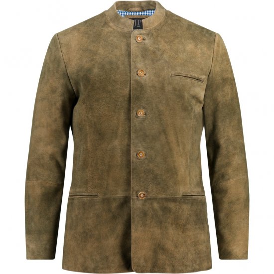 JP1880 Traditional Jacket Janker Goat Suede Brown - Festtøj - Festtøj – Fejr stilfuldt og behageligt