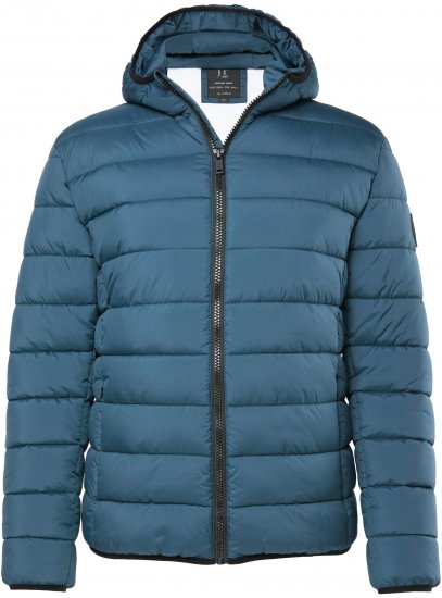 JP1880 Quilted Hooded Jacket Deep Blue - Jakker - Jakker i store størrelser, 2XL- 12XL