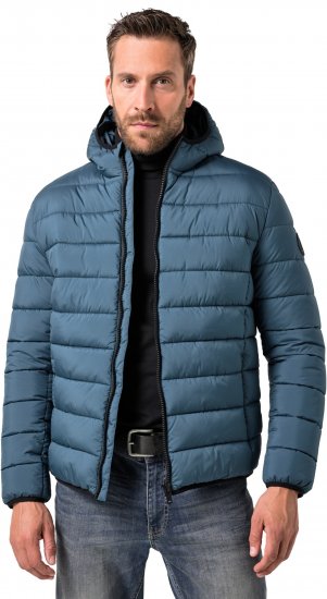 JP1880 Quilted Hooded Jacket Deep Blue - Jakker - Jakker i store størrelser, 2XL- 12XL