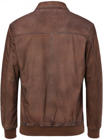 JP1880 Finest Goat Suede Leather Blouson Tobacco Brown - Jakker - Jakker i store størrelser, 2XL- 12XL