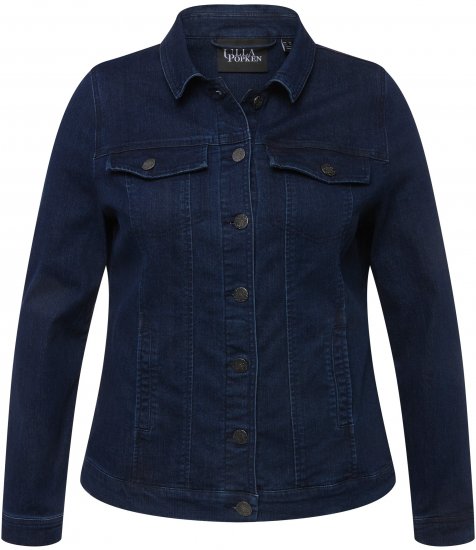 Ulla Popken Denim Jacket Blue Denim - Jakker - 