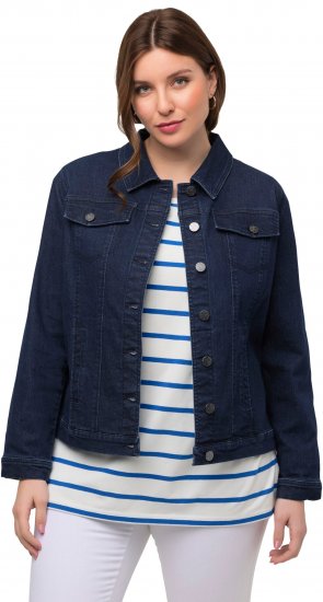 Ulla Popken Denim Jacket Blue Denim - Jakker - 