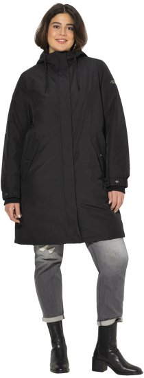 Ulla Popken HYPRAR Triple Function Weatherproof Jacket Black - Jakker - 