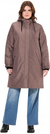 Ulla Popken HYPRAR Triple Function Weatherproof Jacket Taupe - Jakker - 
