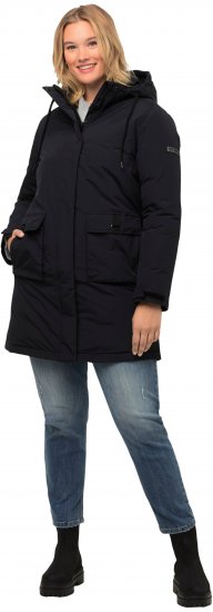 Ulla Popken HYPRAR Triple Function Fully Lined Waterproof Coat Black - Jakker - 