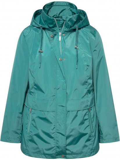 Ulla Popken HYPRAR Water-Repellent Windbreaker Soft Turquoise - Jakker - 