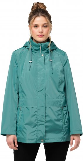 Ulla Popken HYPRAR Water-Repellent Windbreaker Soft Turquoise - Jakker - 