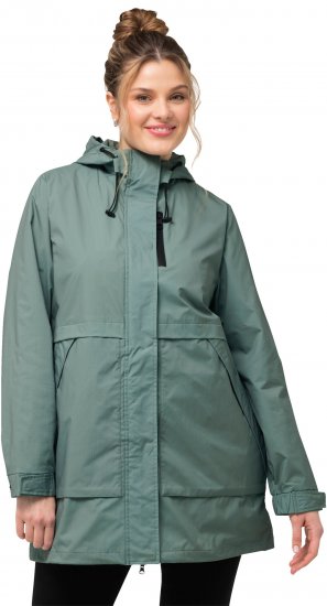Ulla Popken HYPRAR Transition Jacket Mint Green - Jakker - 