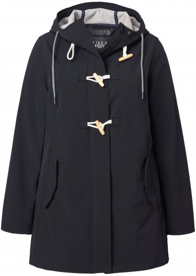 Ulla Popken HYPRAR Water-Repellent Softshell Jacket Black - Jakker - 