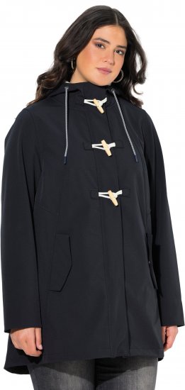 Ulla Popken HYPRAR Water-Repellent Softshell Jacket Black - Jakker - 