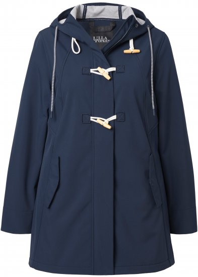 Ulla Popken HYPRAR Water-Repellent Softshell Jacket Navy - Jakker - 