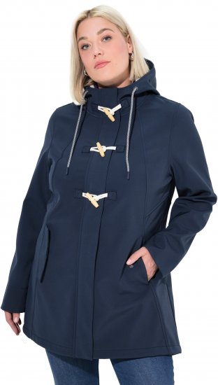Ulla Popken HYPRAR Water-Repellent Softshell Jacket Navy - Jakker - 