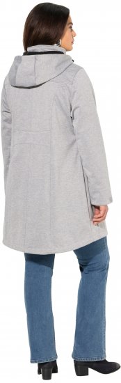 Ulla Popken HYPRAR Melange Softshell Jacket Grey Melange - Jakker - 