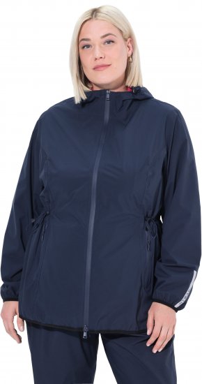 Ulla Popken Lightweight Rain Jacket Navy - Jakker - 