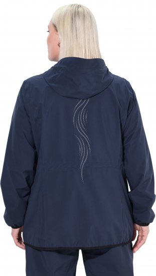 Ulla Popken Lightweight Rain Jacket Navy - Jakker - 