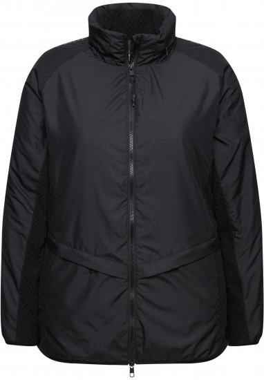 Ulla Popken Lightweight Functional Jacket Black - Jakker - 