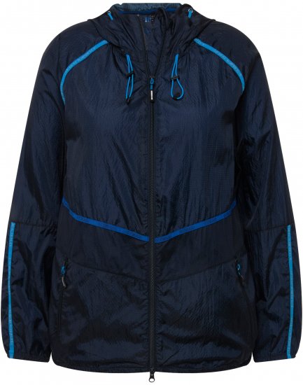 Ulla Popken Water Repellent Jacket Navy - Jakker - 