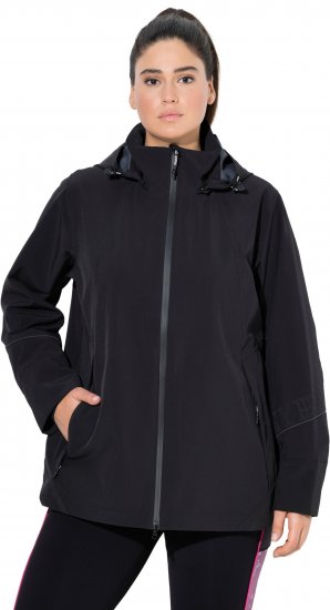 Ulla Popken Triple Function Performance Jacket Black - Jakker - 