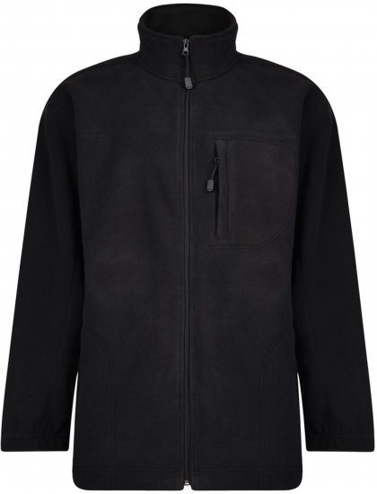 Espionage FL014 Bonded Fleece Jacket Black - Jakker - Jakker i store størrelser, 2XL- 12XL