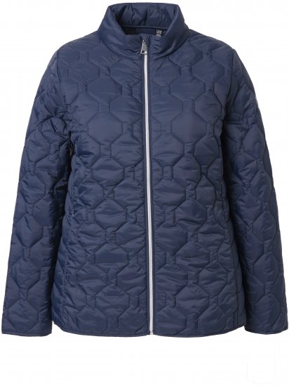Ulla Popken HYPRAR Lightweight Quilted Water-Repellent Jacket Navy - Jakker - 