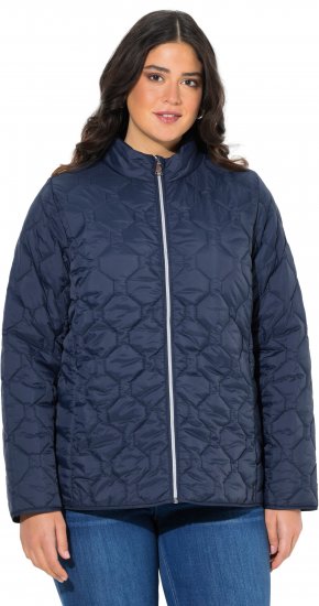 Ulla Popken HYPRAR Lightweight Quilted Water-Repellent Jacket Navy - Jakker - 
